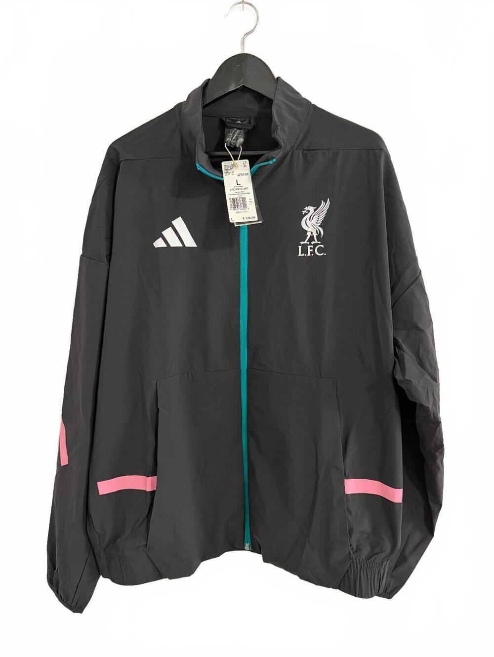 NWT Liverpool F.C. Adidas Full-Zip Soccer Jacket Size Large